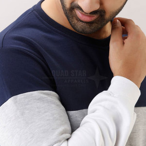 เสื้อกันหนาวผู้ชายสีพื้นระบายอากาศได้ดี ขายส่ง เสื้อสเวตเชิ้ตแฟชั่นยอดนิยมสำหรับผู้ชาย - Product Image 6