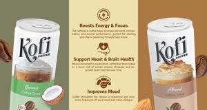 KOFI 180ml <b>Coffee</b> Drink OEM Beverage Manufacturer | Free Sample Ready to Drink Can - Product Image 5