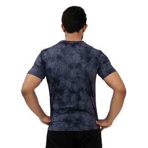 เสื้อยืดสำหรับผู้ชายผ้าคอตตอนทอแบบลำลองสีดำขาวเป็นมิตรกับสิ่งแวดล้อมผ้า100% ทรงหลวมแบบปรับแต่งได้ - Product Image 6