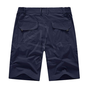 Meilleure qualité hommes Cargo Shorts 100% coton respirant Logo personnalisé conception supérieure méthode de tissage non tissé haute rue solide - Product Image 2