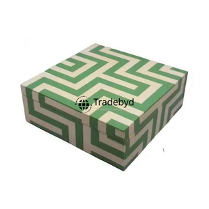 Boîte décorative à incrustation d'os floral Organisateur de qualité supérieure pour les cadeaux et la décoration à la maison Tradebyd - Product Image 3