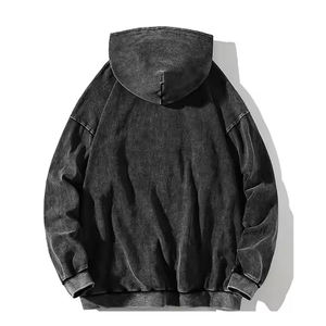 OEM Service Acid Wash Hoodies <b>Screen</b> Printed Logo Fashionable Hoodies Stylish Acid Wash Oversize Hoodie For Winter - Product Image 2