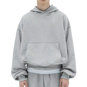 Fashion Hoodie for Men <b>Thick</b> <b>Fleece</b> Pullover Zipper Winter Wear Custom 100% Cotton Oversized High Quality Hoodie - Product Image 3
