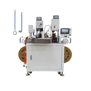 Máquina prensadora de terminales de doble cabezal Máquina prensadora de dos cabezales completamente automática Máquina prensadora automática de doble extremo - Product Image 2