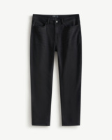 Pantalon en jean pour homme, taille mi-haute, en coton/élasthanne, coupe slim, respirant, délavage chimique, motif 3D, jambe droite, idéal pour l'automne, style formel ou décontracté
