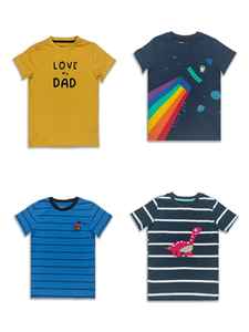 Vêtements pour garçons en gros Nouveau design T-shirt à manches courtes imprimé à la mode pour l'été Offres Spéciales Hauts pour garçons - Product Image 4