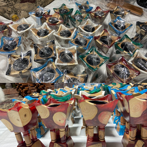 เตาเผาบัคฮูร์ทำมือจากเรซิ่นอะคริลิกอีพ็อกซี่ธรรมชาติ เป็นมิตรกับสิ่งแวดล้อม ใช้ในบ้าน กลิ่นหอมจากไม้และเรซิ่น - Product Image 6