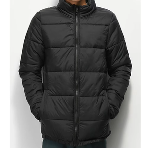 แจ็คเก็ตขนเป็ดบอมเบอร์มีฮู้ดกันน้ำมีโลโก้ด้านหน้า - Product Image 1