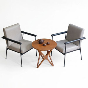 CBSF68029 Conjunto de Sofá Cómodo para Sala de Estar con 2 Asientos, Material de Madera - Product Image 1