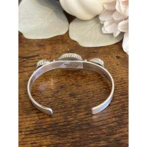 Augustine Largo Kingman Turquoise <b>Sterling</b> <b>Silver</b> <b>Cuff</b> <b>Bracelet</b> - Product Image 5