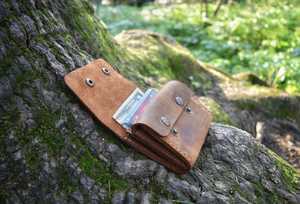 Portefeuille en cuir souple vintage de grande capacité pour hommes porte-cartes décontracté multifonction avec fermeture à glissière LWM-0120 de sac à main d'affaires - Product Image 4