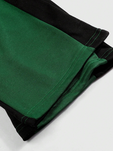 2pcs Hommes Lettre Imprimer Casual Set Sweat à Capuche et Pantalon Street Green Winter Outfits - Product Image 5