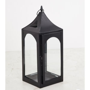 Lanterne en métal rouge en gros, porte-bougie, design moderne, suspendue et de table, décoration de la maison pour les fêtes, utilisation intérieure et extérieure - Product Image 3