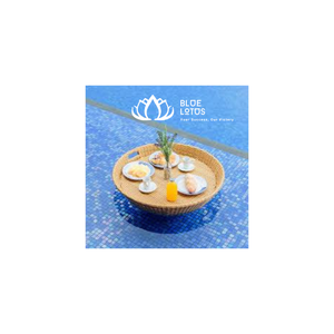 BANDEJA FLOTANTE BAJO PRECIO HOTEL DESAYUNO BANDEJA FLOTANTE PARA SERVIR PISCINA DE BLUE LOTUS FARM VIETNAM - Product Image 1