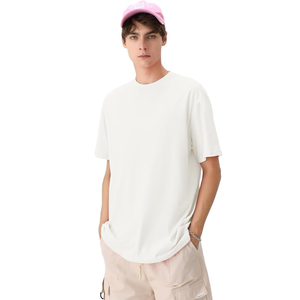 Premium 100% algodón de gran tamaño Heavyweight Camiseta de manga corta patrón sólido en Bangladesh para impresiones personalizadas o clásico liso - Product Image 4