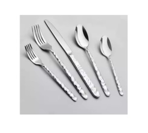 Kitchen Cutlery Hotel Flatware Thick Handle Stainless Steel <b>Silver</b> Cutlery - Product Image 1