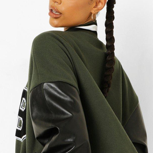 2026 Latest Arrival Best Quality Women's Varsity Jacket Breathable Cotton for Adults OEM Sale OEM with Full Sleeves Jacket - Product Image 5