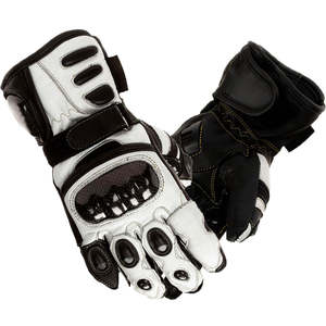 Gants de course de vente chaude pour les motocyclistes Protection à coque dure Gants en cuir unisexes pour les sports de cyclisme Doigt complet - Product Image 1