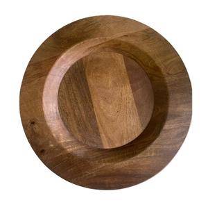 Plaque de chargeur en bois naturel fabriquée à la main personnalisée de haute qualité hautement polie pour l'hôtel à la maison - Product Image 6