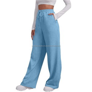 Pantalones Deportivos Stack Flare para Mujer, Pantalones de Yoga con Cintura Elástica y Ajuste Holgado - Product Image 3