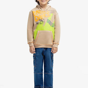 Livraison gratuite sweat à capuche unisexe pour enfants 100% coton sweat à capuche pour bébé sweats à capuche unis pour enfants - Product Image 3