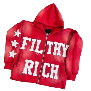 Sudadera con Capucha para Hombre, de Algodón Grueso, Lavado Ácido, Estilo Urbano Vintage, Acabado Retro, Corte Regular Informal, Forro Ecológico - Product Image 4