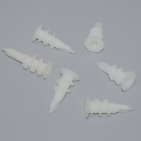 Bouchons d'expansion en plastique pour plaques de plâtre Fixation de rideaux et cadres photo Vis d'expansion en nylon à visser
