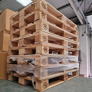 New Pine Used 1200X800 Pallet Pies de madera, Cheap Epal Wooden Euro Standard Pallet - Product Image 4