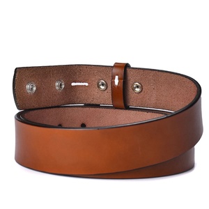 Fourniture directe d'usine ceinture en cuir de vachette véritable pour hommes affaires décontracté double face boucle ardillon ceinture en cuir véritable - Product Image 5