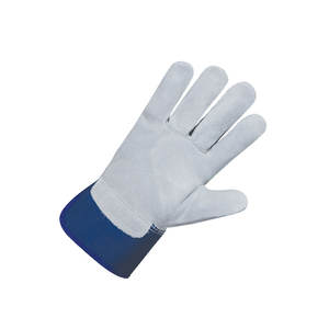 Gants de travail industriels robustes de qualité supérieure, avec protection renforcée de la paume, en cuir de vachette pleine fleur - Product Image 5