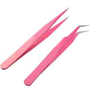 2025 Meilleure vente de haute qualité personnalisé beauté greffé extension de cils pince à épiler pointe pointue outils pour cils - Product Image 3