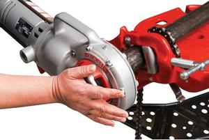 Nuevo Roscador de Tubos Manual de 120 Voltios Modelo 41935 700, Compatible con Cabezales de Roscado RIDGLD' 12-R, 00-R, 00-RB y 11-R, Color Plateado - Product Image 2