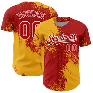 Camiseta de béisbol personalizada con su propio logotipo con tela transpirable y elástica y camiseta de béisbol de material de alta calidad - Product Image 6