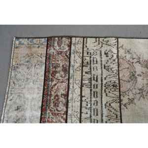 2,9x9,4 ft Turkish Rug, Vintage <b>Runner</b> Rug, <b>Red</b> Blue Moroccan Rug - Product Image 4