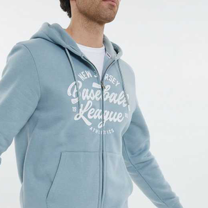 Sweats à capuche en molleton de coton personnalisés Sky de qualité supérieure avec couleurs personnalisées et sérigraphie au meilleur prix Sweats à capuche Offre Spéciale pour adultes - Product Image 5