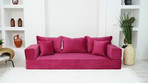 Siège de sol arabe Canapé de sol arabe Plancher de siège arabe | 12 pièces, 28 danses avec coussin éponge épaisseur 20cm - Product Image 4