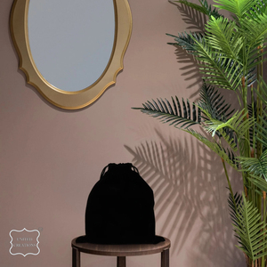 กระเป๋าหูรูดทำจากผ้าฝ้ายออร์แกนิกรีไซเคิลขนาดเล็กสีดำโลโก้ที่กำหนดเองได้เป็นมิตรต่อสิ่งแวดล้อมสำหรับใช้ในการช็อปปิ้ง - Product Image 6