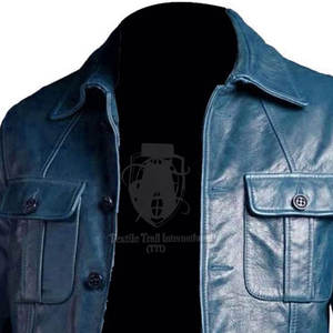 Vente directe usine Nouvelle Arrivée Veste en cuir de vache pour homme Col montant Respirante Séchage rapide Durable Légère Personnalisable - Product Image 5