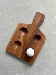 Porte-oeufs en bois d'acacia le plus vendu pour 36 porte-oeufs plateau de service comptoir rustique et plateau de rangement pour réfrigérateur ferme - Product Image 3