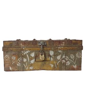 Conception imprimée Look Antique nouveau coffre en métal boîte de rangement poubelle longue durée maison chiffons stockage utilisation en gros prix pas cher - Product Image 1