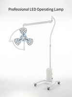 Lampe d'opération LED portable sans ombre 140000 Lux 39 ampoules, éclairage chirurgical sur pied pour hôpital, clinique, salle d'opération
