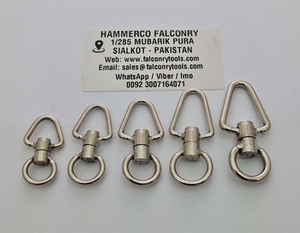 Outils de fauconnerie pivotants en forme de V pour la pêche et la chasse aux oiseaux, équipement de pivotement, outils métalliques, numéro 3 - Product Image 2