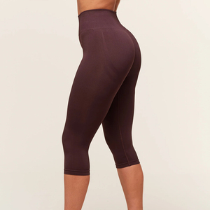 Leggings Deportivos de Cintura Alta para Mujer, Cómodos, Transpirables, de Algodón/Fibra de Bambú, Ligeros, de Secado Rápido, Colores Personalizados - Product Image 3