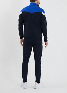 Conjunto deportivo con logotipo personalizado 2022, chándales informales de algodón de 2 piezas antitécnicos para hombre, chándal de lana con diamantes de imitación al por mayor con SI - Product Image 4