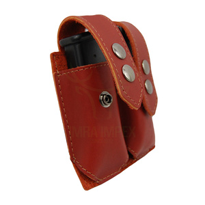 Porte-revues double en cuir de vache véritable haut de gamme Design durable et sécurisé pour étui tactique au Pakistan - Product Image 2