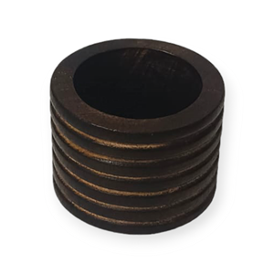 Anillo para Servilletas Decorativo de Madera de Mango Tallado a Mano con Diseño Moderno, Porta Servilletas Redondo con Corteza, Decoración para Mesa de Boda - Product Image 3