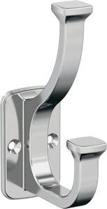 Champagne Bronze Alder Double Prong Decorative Wall <b>Hook</b> for Coats Hats Entryway Office or <b>Bathroom</b> Closet Organization - Product Image 4