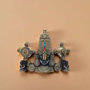 รูปปั้นทองเหลืองพระพุทธเจ้าศรีเวนกาเทสวาร์แห่งติรุปัติ สำหรับงานแต่งงานและเทศกาลดีวาลี - Product Image 2