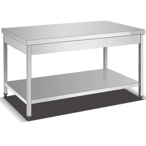 Mesa <span class=keywords><strong>de</strong></span> <span class=keywords><strong>Trabajo</strong></span> para Restaurante <span class=keywords><strong>de</strong></span> Acero Inoxidable 201 304, Fácil <span class=keywords><strong>de</strong></span> Limpiar, Banco <span class=keywords><strong>de</strong></span> <span class=keywords><strong>Trabajo</strong></span> para Preparación <span class=keywords><strong>de</strong></span> Alimentos, <span class=keywords><strong>Comercial</strong></span>, 800x400xH800/850/900mm - Product Image 1