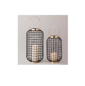 Linterna de vela sólida de Metal de alta calidad, diseño elegante, decoraciones navideñas para el hogar, otros portavelas, tarros de velas - Product Image 4